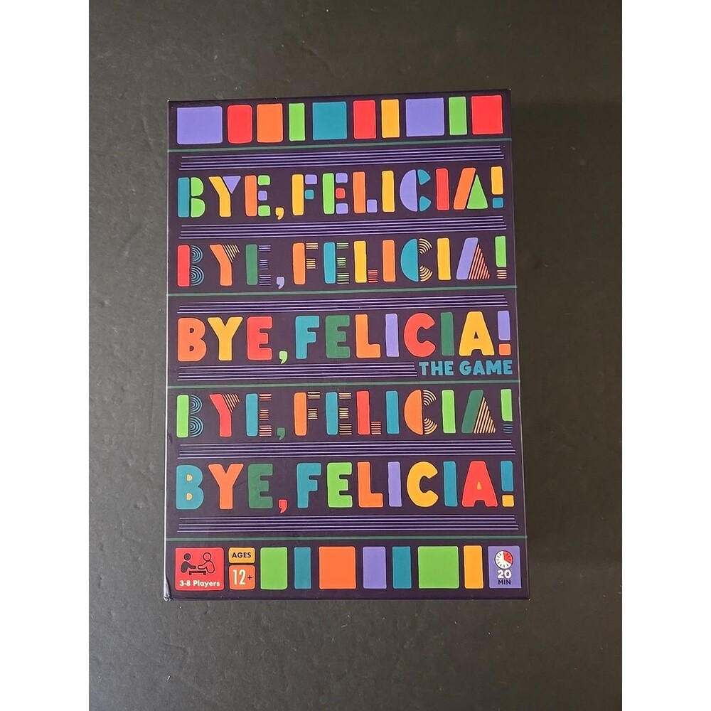Bye Felicia! The Game Party Board Card Game 100% Complete Sealed